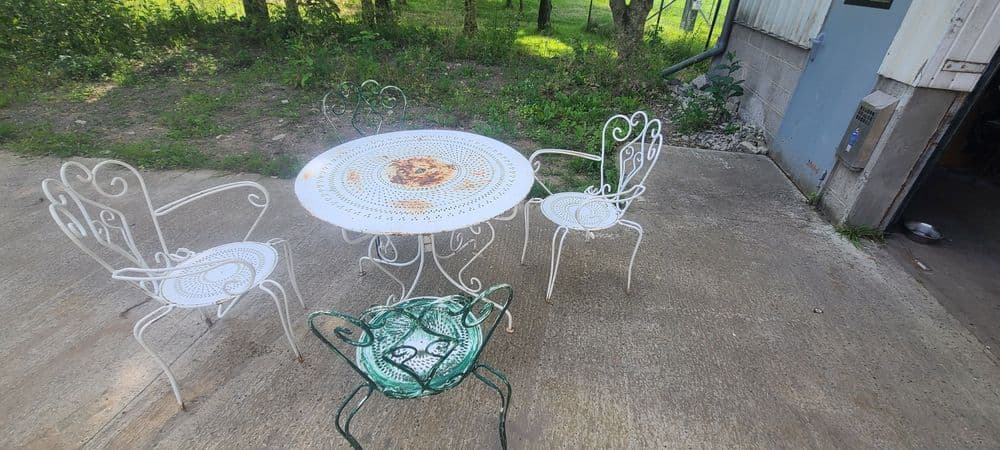 Avant - Salon de jardin