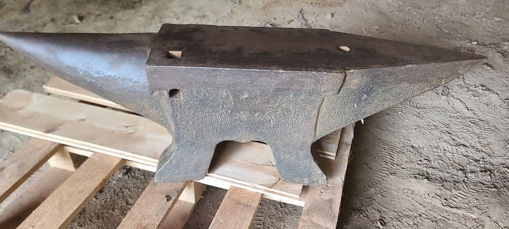 Avant - Nettoyage d'une enclume 